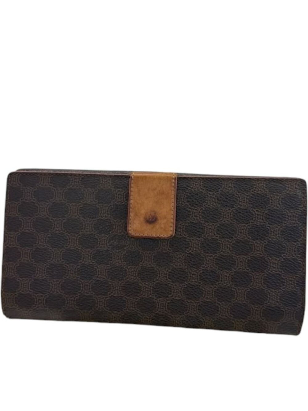 606170CR C1 Celine Wallet Long Brown PVC